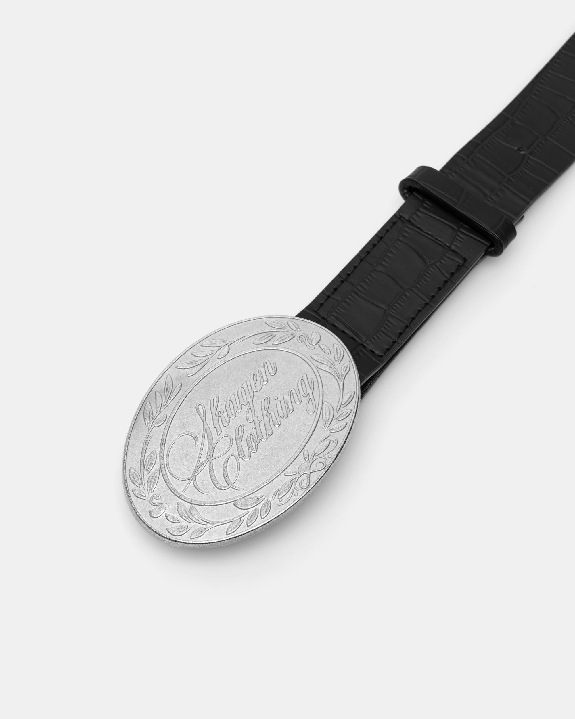 Krokodilgürtel Schwarz